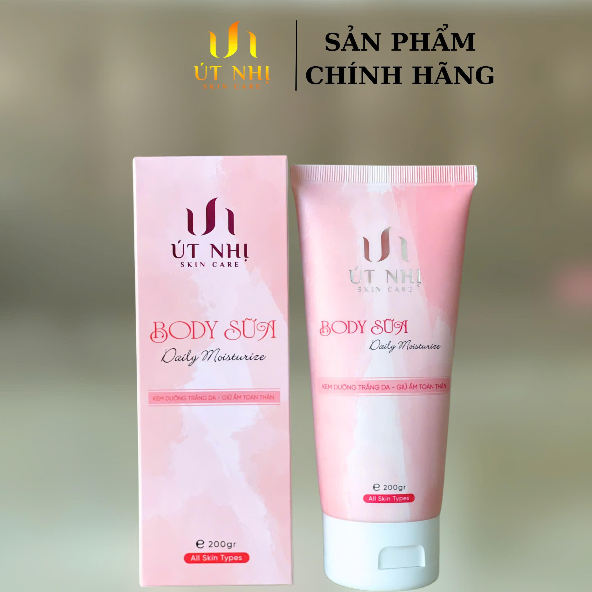Kem Body Sữa Daily Moisturize,  Dưỡng Trắng Da, Giữ Ẩm Toàn Thân, Mịn Màng, 200g, Phù hợp mọi loại da